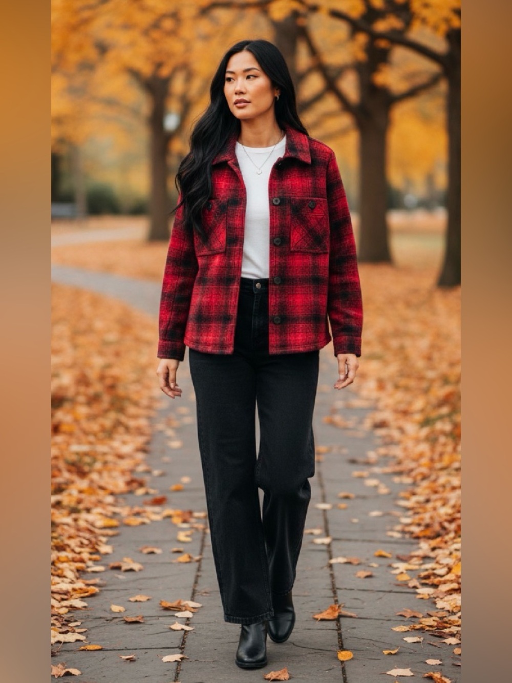 NORTHERN REFLECTIONS Plaid Jacket